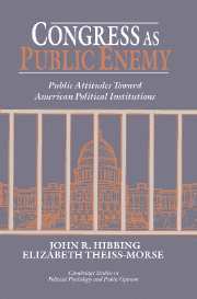 John R. Hibbing, Elizabeth Theiss-Morse, Lincoln) Hibbing, John R. (University of Nebraska, Lincoln) Theiss-Morse, Elizabeth (University of Nebraska, Hibbing John R. - Congress as Public Enemy, Häftad
