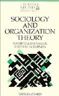 bokomslag Sociology and Organization Theory