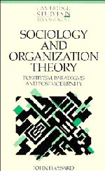 John Hassard - Sociology and Organization Theory, Häftad