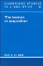 bokomslag The Lexicon in Acquisition