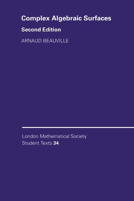 Complex Algebraic Surfaces 1