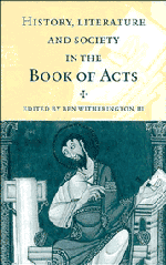 bokomslag History, Literature, and Society in the Book of Acts