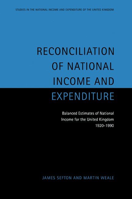 Reconciliation of National Income and Expenditure 1