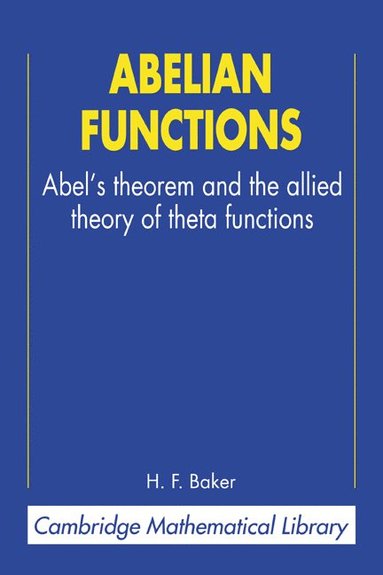 bokomslag Abelian Functions