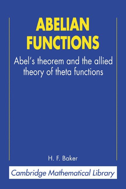 Abelian Functions 1