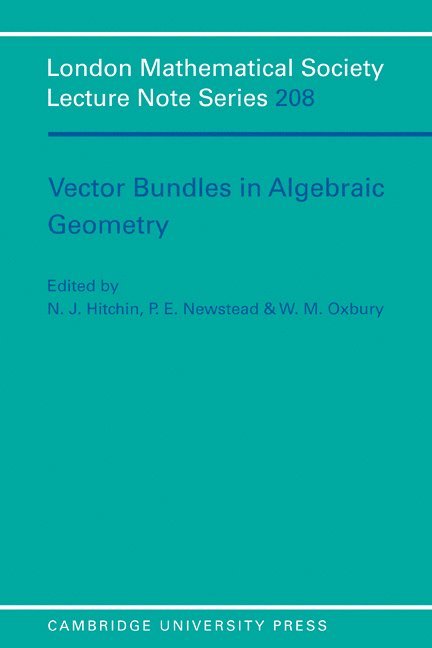 Vector Bundles in Algebraic Geometry 1