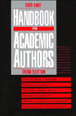 Beth Luey - Handbook for Academic Authors, Häftad