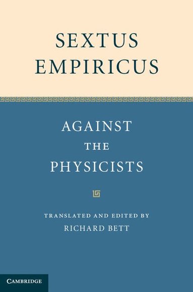 Richard Bett - Sextus Empiricus, Inbunden