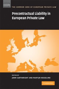 bokomslag Precontractual Liability in European Private Law