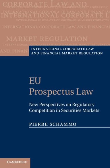 Pierre Schammo - EU Prospectus Law, Inbunden