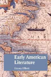bokomslag The Cambridge Introduction to Early American Literature
