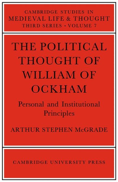 bokomslag The Political Thought of William Ockham