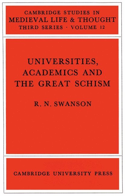 Universities, Academics and the Great Schism 1