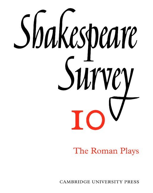 Allardyce Nicoll, Jonathan Bate, Michael Dobson - Shakespeare Survey, Häftad