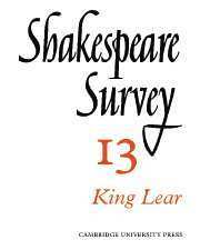 bokomslag Shakespeare Survey