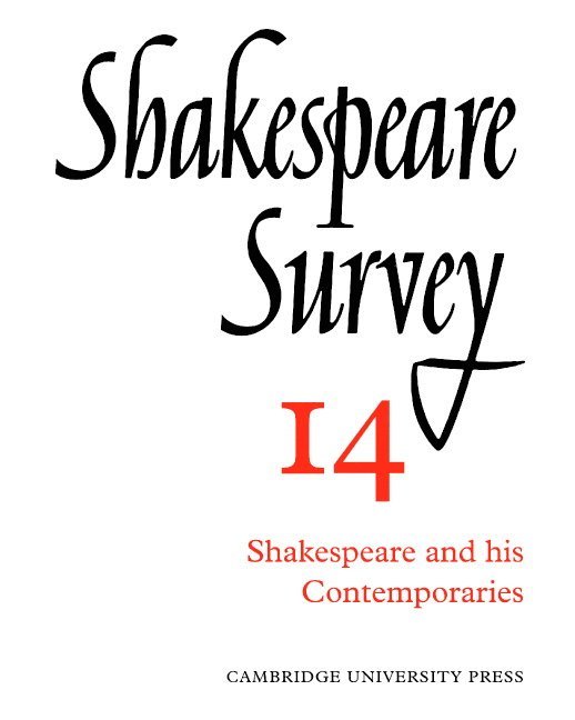 Shakespeare Survey 1