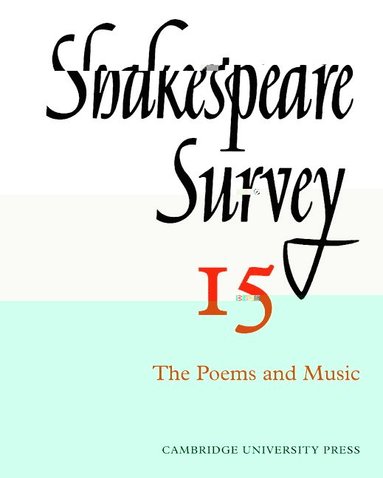 bokomslag Shakespeare Survey