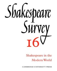 bokomslag Shakespeare Survey