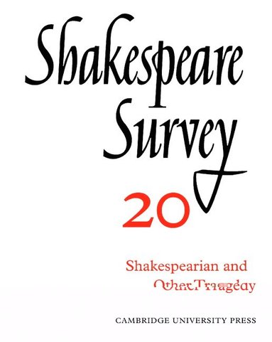 bokomslag Shakespeare Survey