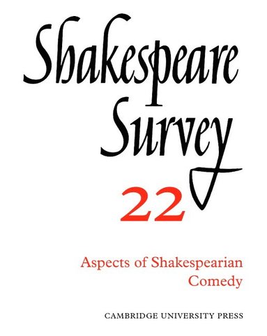 bokomslag Shakespeare Survey