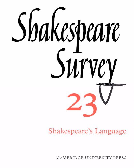 Kenneth Muir, Jonathan Bate, Michael Dobson - Shakespeare Survey, Häftad