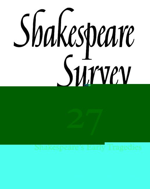 Shakespeare Survey 1