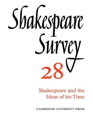 bokomslag Shakespeare Survey