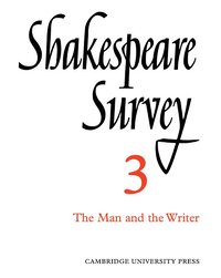 bokomslag Shakespeare Survey