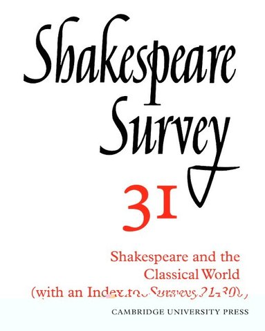 bokomslag Shakespeare Survey