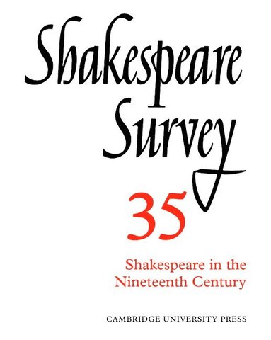 bokomslag Shakespeare Survey