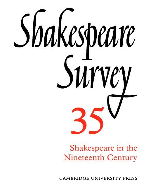 Shakespeare Survey 1