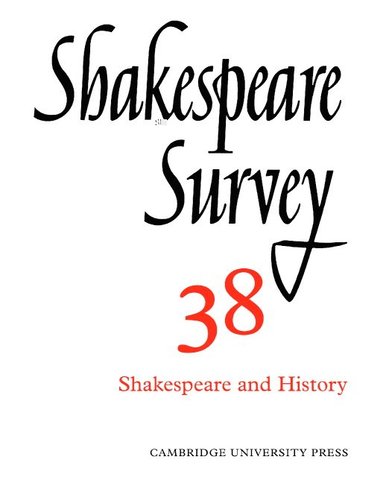 bokomslag Shakespeare Survey