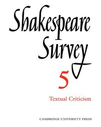 bokomslag Shakespeare Survey