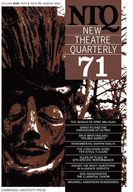Clive Barker, Simon Trussler - NEW THEATRE QUARTERLY 71 V18 P, Häftad