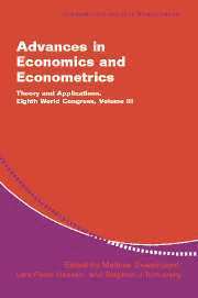 Mathias Dewatripont, Lars Peter Hansen, Stephen J. Turnovsky - Advances in Economics and Econometrics, Häftad
