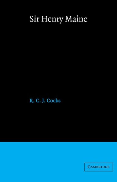 Raymond Cocks, John H. Baker - Sir Henry Maine, Häftad