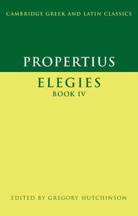 bokomslag Propertius: Elegies Book IV