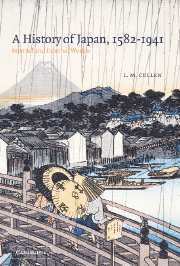 bokomslag A History of Japan, 1582-1941