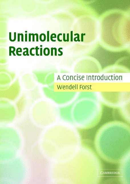 Unimolecular Reactions 1