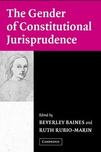 bokomslag The Gender of Constitutional Jurisprudence
