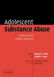 bokomslag Adolescent Substance Abuse