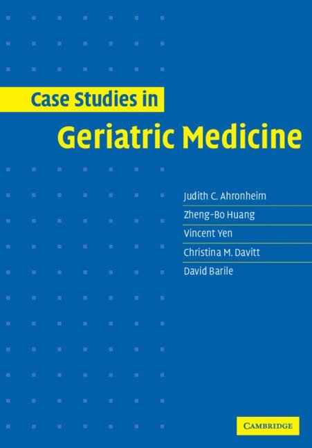 Case Studies in Geriatric Medicine 1