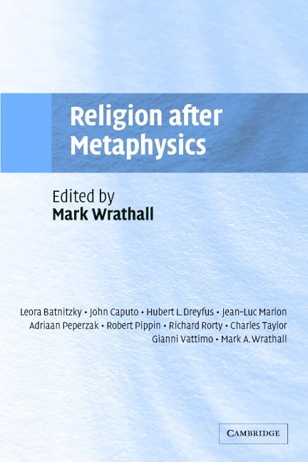 Religion after Metaphysics 1