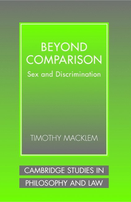 Timothy (King's College London) Macklem, Timothy Macklem - Beyond Comparison, Häftad