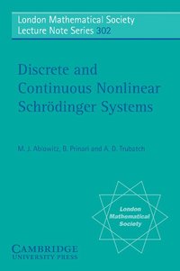 bokomslag Discrete and Continuous Nonlinear Schrdinger Systems