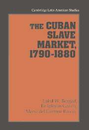 The Cuban Slave Market, 1790-1880 1