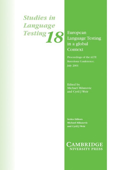European Language Testing in a Global Context 1