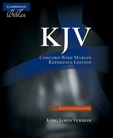 TBD - KJV Concord Wide Margin Reference Bible, Black Edge-lined Goatskin Leather, KJ766:XME, Inbunden