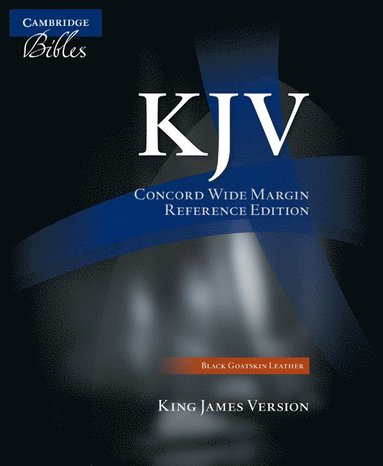 bokomslag KJV Concord Wide Margin Reference Bible, Black Edge-lined Goatskin Leather, KJ766:XME