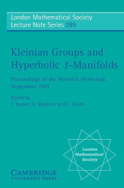 Kleinian Groups and Hyperbolic 3-Manifolds 1